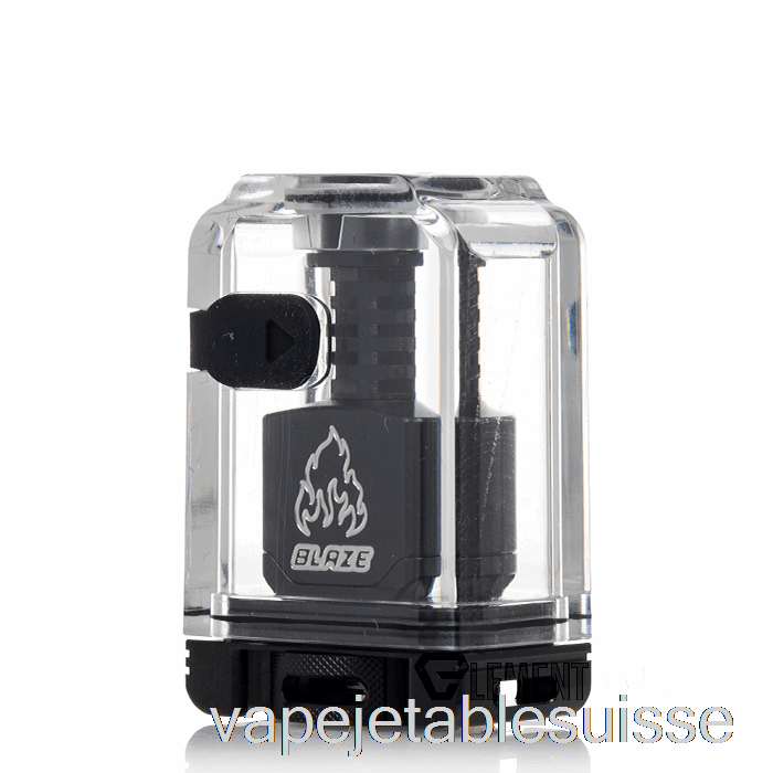 Vape Suisse Thunderhead Creations Blaze Bridge Boro Tank Argent Noir
